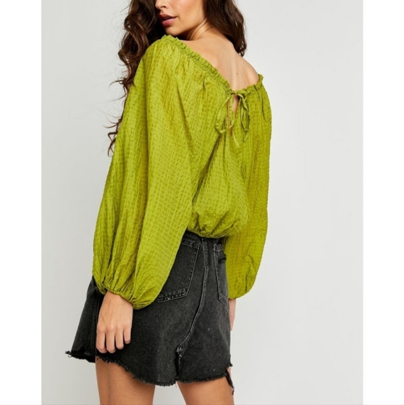 NEW Free People Alicia Free & Flowey Top Lace Fern sz Medium FP-1001 - Picture 4 of 12